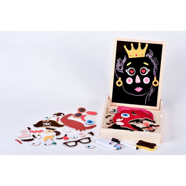 Our Wooden Toy Shop Faces